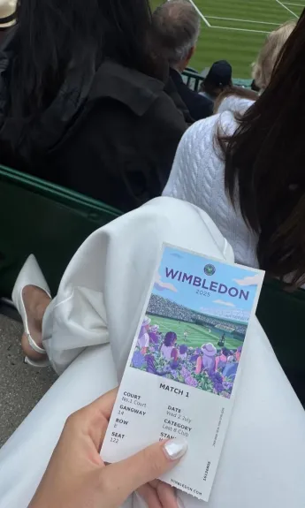 Wimbledon experience photo